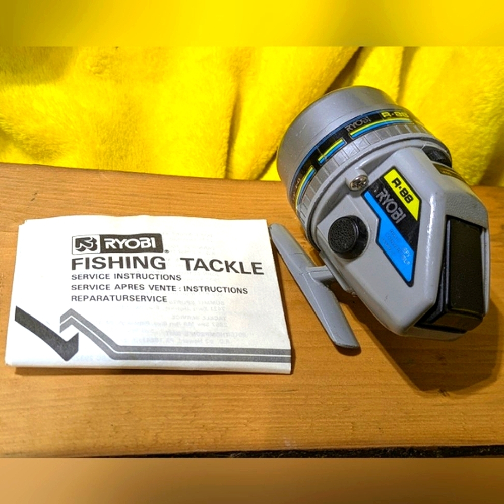 Vintage Ryobi R-88 Fishing Tackle | Reel In Original Box+Manual